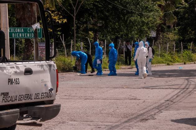 September 12, 2023, Chilpancingo, Guerrero, Mexico: experts from the state and federal prosecutor s office carry out expert reports for the opinions of the corresponding investigations Chilpancingo Mexico - ZUMA 20230912_int_j170_007 Copyright: xDavidxJuarezx