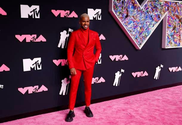 Erick West arrives on the red carpet at the 2023 MTV Video Music Awards VMA s at the Prudential Center in Newark, New Jersey, on Tuesday, September 12, 2023.  NYP20230912138 JOHNxANGELILLO