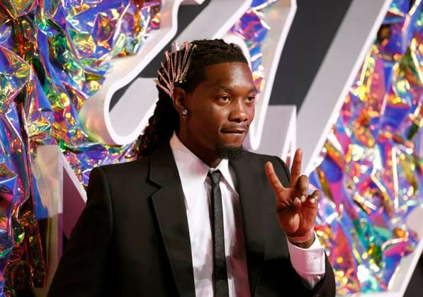 Offset arrives on the red carpet at the 2023 MTV Video Music Awards VMA s at the Prudential Center in Newark, New Jersey, on Tuesday, September 12, 2023.  NYP20230912153 JOHNxANGELILLO