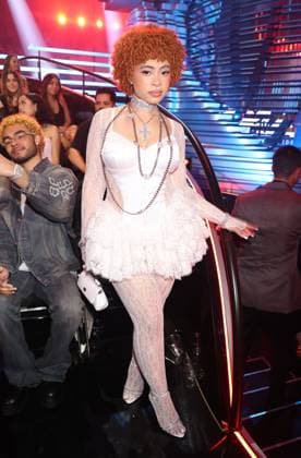 NEWARK, NJ - SEPTEMBER 12: Ice Spice at the 2023 MTV Video Music Awards at Prudential Center on September 12, 2023 in Newark, New Jersey. Copyright: xWalikxGoshornx