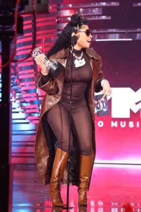 NEWARK, NJ - SEPTEMBER 12: Nicki Minaj at the 2023 MTV Video Music Awards at Prudential Center on September 12, 2023 in Newark, New Jersey. Copyright: xWalikxGoshornx