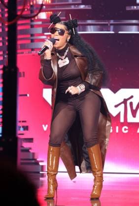 NEWARK, NJ - SEPTEMBER 12: Nicki Minaj at the 2023 MTV Video Music Awards at Prudential Center on September 12, 2023 in Newark, New Jersey. Copyright: xWalikxGoshornx