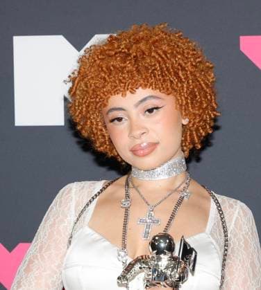 Ice Spice arrive in the press room at the 2023 MTV Video Music Awards VMA s at the Prudential Center in Newark, NJ on Tuesday, September 12, 2023.  NYP20230912848 JASONxSZENES