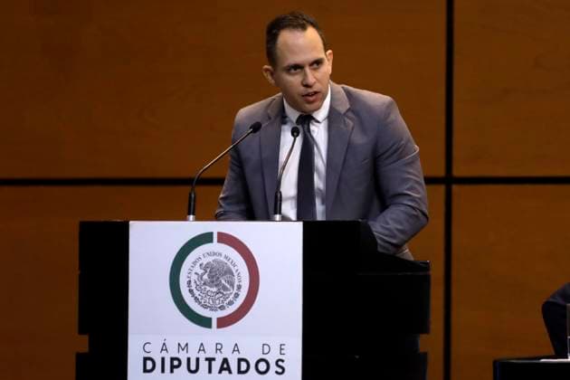 Jaime Maussan presents public hearing on UFOs in the Chamber of Deputies of Mexico September 12, 2023, Mexico City, Mexico: Rony Tadeu Vernet Braga, researcher at the Brazilian Center for Physical Research, at the Mexico Public Hearing on Unidentified Anomalous Phenomena in the Chamber of Deputies in Mexico City. on September 12, 2023 in Mexico City, Mexico, Credit:Luis Barron Eyepix Group Avalon Mexico, Mexico City, Mexico City  Copyright: xLuisxBarronx xEyepixxGroupx xAvalonx 0804897825