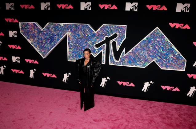 MTV Video Music Awards 2023 - Arrivals - NJ Demi Lovato attends the 2023 MTV Video Music Awards at the Prudential Center in New Jersey on September 12, 2023. Photo by Charles Guerin ABACAPRESS.COM Newark NJ United States  Copyright: xGuerinxCharles ABACAx 867484_012 GuerinxCharles ABACAx 867484_012