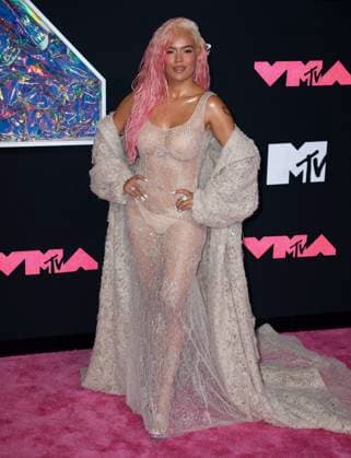 MTV Video Music Awards 2023 - Arrivals - NJ Karol G attends the 2023 MTV Video Music Awards at the Prudential Center in New Jersey on September 12, 2023. Photo by Charles Guerin ABACAPRESS.COM Newark NJ United States  Copyright: xGuerinxCharles ABACAx 867484_022 GuerinxCharles ABACAx 867484_022