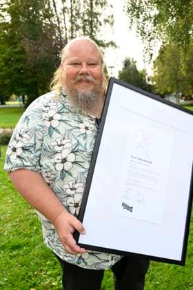 BORLÄNGE 20230913 Olle Adolphson after the press conference for this years induction into the Swedish Music Hall of Fame Borlänge Sweden x9110x  Copyright: xUlfxPalm TTx SWEDISH MUSIC HALL OF FAME TTABB0000000000213561