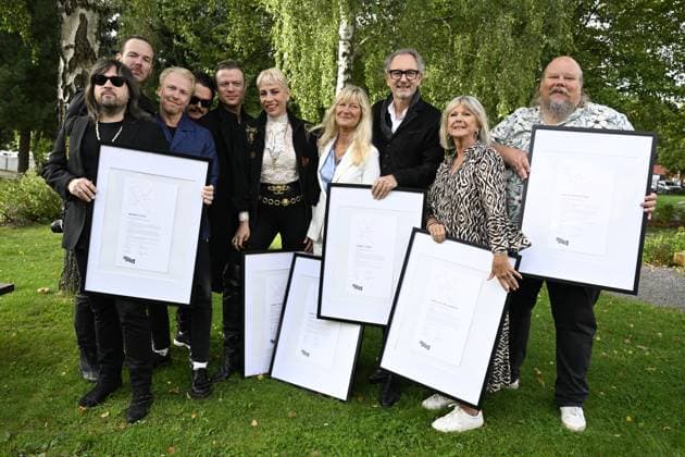 BORLÄNGE 20230913 Olle Adolphson, Ann Louise Hanson, Tomas Ledin, Mando Diao, Lena Willemark, Jenny Wilson are elected and presented at a press conference for this years induction into the Swedish Music Hall of Fame Borlänge Sweden x9110x  Copyright: xUlfxPalm TTx SWEDISH MUSIC HALL OF FAME TTABB0000000000213564