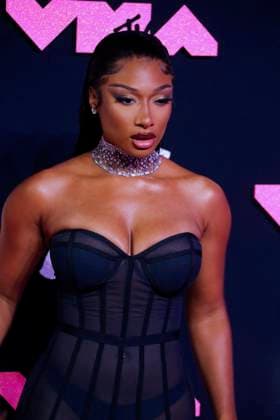 MTV Video Music Awards 2023 - Arrivals - NJ Megan Thee Stallion attends the 2023 MTV Video Music Awards at the Prudential Center in New Jersey on September 12, 2023. Photo by Charles Guerin ABACAPRESS.COM New York City NJ United States  Copyright: xGuerinxCharles ABACAx 867484_149 GuerinxCharles ABACAx 867484_149
