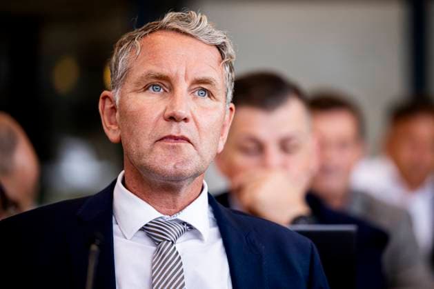 116. PLENARSITZUNG IM THÜRINGER LANDTAG 13 09 2023 - Erfurt: Björn Höcke (AfD) in der 116. Plenarsitzung des Thüringer Landtags am 13. September 2023. _________________ *** 116 PLENARY SESSION IN THE THURINGIAN LANDTAG 13 09 2023 Erfurt Björn Höcke AfD in the 116 plenary session of the Thuringian Parliament on 13 September 2023