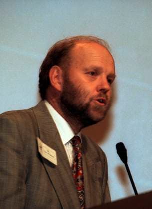 Dr. Ian Wilmut speaks at conference Dr. Ian Wilmut, the creator of Dolly, the cloned sheep, speaks to researchers at Maimonides Medical Center in Brooklyn, NY on October 9, 1997. (  RICHARDxB.xLEVINE