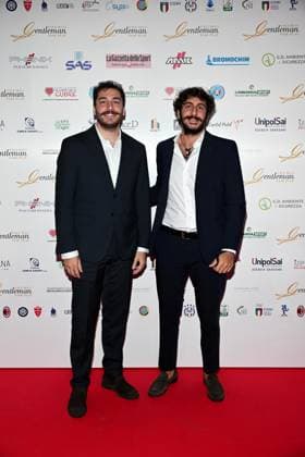 Milan, Gentleman Award 2023 - in the photo Edoardo and Riccardo Vialli  Copyright: xSimonexComix xipa-agency.netx xComi Terenghix IPA_IPA40279530