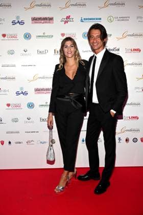 Milan, Gentleman Award 2023 - in the photo Francesco Oppini, Francesca Viverit  Copyright: xSimonexComix xipa-agency.netx xComi Terenghix IPA_IPA40279567