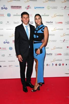 Milan, Gentleman Award 2023 - in the photo Matteo Pessina, Vian Rasool  Copyright: xSimonexComix xipa-agency.netx xComi Terenghix IPA_IPA40279589