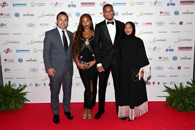 Milan, Gentleman Award 2023 - in the photo Mailck Thiaw family  Copyright: xSimonexComix xipa-agency.netx xComi Terenghix IPA_IPA40279613