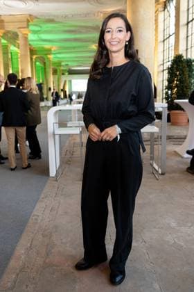 Pinar Atalay German TV presenter , M100 Sanssouci Colloquium Presentation of the M100 Media Award on 14 September 2023, 14 9 2023, Orangerie Sanssouci, Park Sanssouci, Potsdam, Brandenburg, Germany. kreativmedia_m100_67