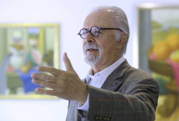 Le peintre et sculpteur colombien Fernando Botero est mort PHOTOPQR L ALSACE Jean-Marc Loos ; 15 9 Le peintre et sculpteur colombien Fernando Botero est mort L’artiste s’est éteint à l’âge de 91 ans, a annoncé le président colombien Gustavo Petro. ARCHIVES Colombian artist Fernando Botero died at 91 FILES ERSTEIN 21 09 2015 L artiste colombien Fernando Botero lors de l exposition Botero au musée Wurth . Colombian Fernando Botero at his Wurth museum exhibition in Erstein, north western France, sept 21st 2015 Erstein Alsace Bas-Rhin France  Copyright: xPHOTOPQR L ALSACExJean-MarcxLoosx 20150921ALS3596 20150921ALS3596