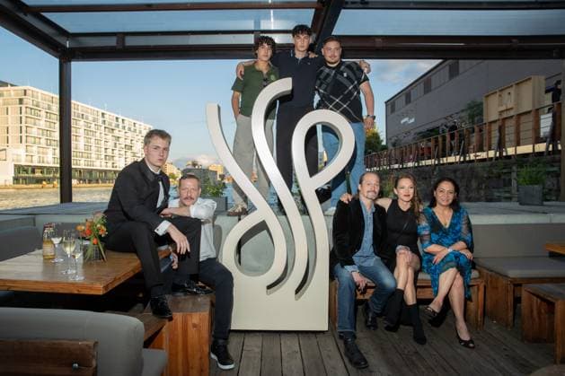 Award German Acting Award 2023 Franziska Wulf, Gerdy Zint, Vincent Wiemer, Levy Rico Arcos, Rafael Luis Klein Heßling, David Scheller, Derman Eker at the award ceremony German Acting Award 2023 at Spindler and Klatt on 15 09 2023 in Berlin Copyright: xEventpressxKochanx