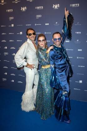 Award Deutscher Schauspielpreis 2023 Christian Senger, Nadine Heidenreich and Hans Werner Meyer at the award ceremony Deutscher Schauspielpreis 2023 at Spindler and Klatt on 15 09 2023 in Berlin Copyright: xEventpressxKochanx