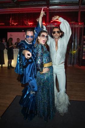 Award Deutscher Schauspielpreis 2023 Christian Senger, Nadine Heidenreich and Hans Werner Meyer at the award ceremony Deutscher Schauspielpreis 2023 at Spindler and Klatt on 15 09 2023 in Berlin Copyright: xEventpressxKochanx