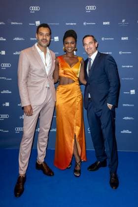 Award German Acting Award 2023 Michael Klammer, Victoire Laly and Sönke Möhring at the award ceremony German Acting Award 2023 at Spindler and Klatt in Berlin on 15 09 2023 Copyright: xEventpressxKochanx