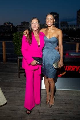 Award German Acting Award 2023 Katy Karrenbauer and Annabelle Mandeng at the award ceremony German Acting Award 2023 at Spindler and Klatt on 15 09 2023 in Berlin Copyright: xEventpressxKochanx