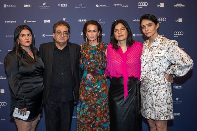 Award German Acting Award 2023 Mohammad Ali Behboudi, Mariam Claren, Shole Pakravan, Melika Foroutan, Pegah Ferydoni, Jasmin Tabatabai at the award ceremony German Acting Award 2023 at Spindler and Klatt on 15 09 2023 in Berlin Copyright: xEventpressxKochanx