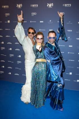 Award Deutscher Schauspielpreis 2023 Christian Senger, Nadine Heidenreich and Hans Werner Meyer at the award ceremony Deutscher Schauspielpreis 2023 at Spindler and Klatt on 15 09 2023 in Berlin Copyright: xEventpressxKochanx