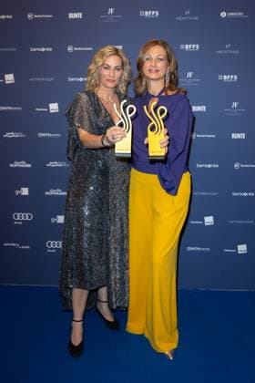 Award German Acting Award 2023 Gesine Cukrowski and Silke Burmester at the award ceremony German Acting Award 2023 at Spindler and Klatt on 15 09 2023 in Berlin Copyright: xEventpressxKochanx