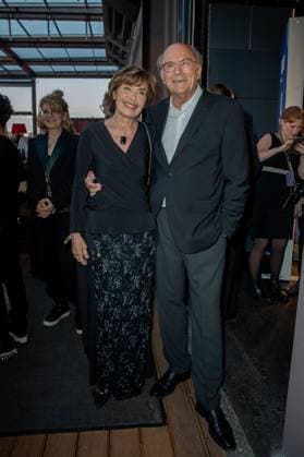Award German Acting Award 2023 Thekla Carola Wied with husband Hannes Rieckhoff at the award ceremony German Acting Award 2023 at Spindler and Klatt on 15 09 2023 in Berlin Copyright: xEventpressxKochanx
