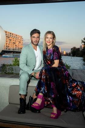 Award German Acting Award 2023 Wolke Hegenbarth with boyfriend Oliver Vaid at the award ceremony German Acting Award 2023 at Spindler and Klatt on 15 09 2023 in Berlin Copyright: xEventpressxKochanx