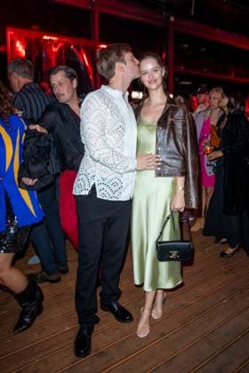 Award German Acting Award 2023 Timur Bartels with girlfriend Milena Steinbach at the award ceremony German Acting Award 2023 at Spindler and Klatt on 15 09 2023 in Berlin Copyright: xEventpressxKochanx
