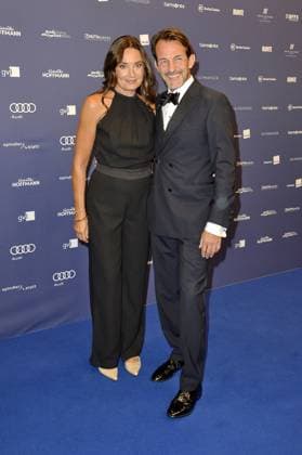 Hans Werner Meyer and his wife Jacqueline Macaulay at the ceremony of the German Actor Award on 15 09 2023 in Berlin German Actor Award 2023 ceremony in Berlin