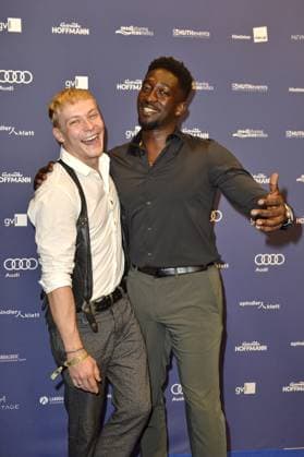 Julius Nitschkoff and Farba Dieng at the German Actor Award ceremony on 15 09 2023 in Berlin German Actor Award 2023 ceremony in Berlin