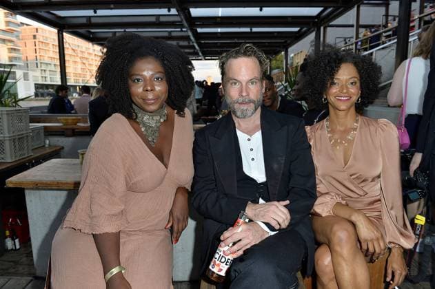 Dela Dabulamanzi, Wanja Mues and Charlotte Bohning at the German Actor Award ceremony on 15 09 2023 in Berlin German Actor Award 2023 ceremony in Berlin