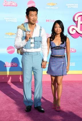 World Premiere Of Barbie - Arrivals LOS ANGELES, CALIFORNIA - JULY 09: (L-R) Simu Liu and Allison Hsu attend the World Premiere of Barbie at the Shrine Auditorium and Expo Hall on July 09, 2023 in Los Angeles, California., Credit:Jeffrey Mayer Avalon United States, CA, Los Angeles, Shrine Auditorium and Expo Hall  Copyright: xJeffreyxMayerx xAvalonx 0788310943