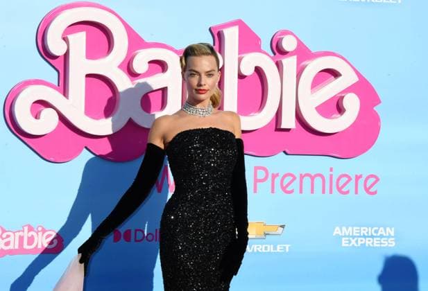 World Premiere Of Barbie - Arrivals LOS ANGELES, CALIFORNIA - JULY 09: Margot Robbie attends the World Premiere of Barbie at the Shrine Auditorium and Expo Hall on July 09, 2023 in Los Angeles, California., Credit:Jeffrey Mayer Avalon United States, CA, Los Angeles, Shrine Auditorium and Expo Hall  Copyright: xJeffreyxMayerx xAvalonx 0788311953