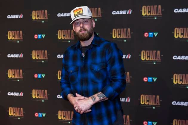 September 16, 2023, Hamilton, ON, Canada: Andrew Hyatt poses on the red carpet at the Canadian Country Music Awards in Hamilton, Ont., Saturday, Sept. 16, 2023. Hamilton Canada  - ZUMAc35_ 20230916_zaf_c35_205 Copyright: xNickxIwanyshynx