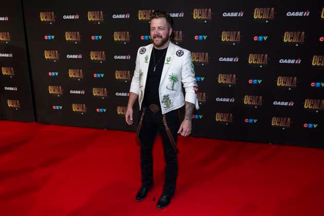 September 16, 2023, Hamilton, ON, Canada: Matt Lang poses on the red carpet at the Canadian Country Music Awards in Hamilton, Ont., Saturday, Sept. 16, 2023. Hamilton Canada  - ZUMAc35_ 20230916_zaf_c35_232 Copyright: xNickxIwanyshynx