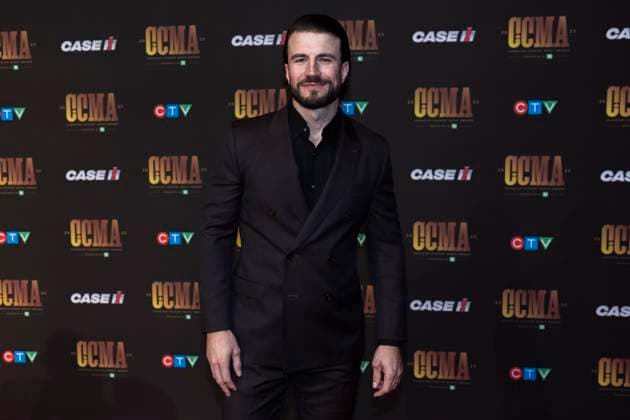 September 16, 2023, Hamilton, ON, Canada: Sam Hunt poses on the red carpet at the Canadian Country Music Awards in Hamilton, Ont., Saturday, Sept. 16, 2023. Hamilton Canada  - ZUMAc35_ 20230916_zaf_c35_235 Copyright: xNickxIwanyshynx