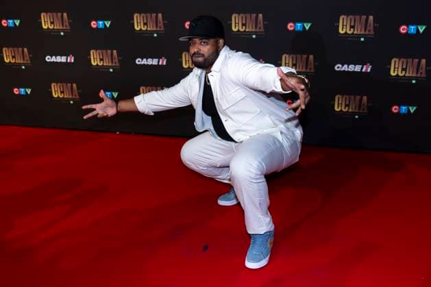 September 16, 2023, Hamilton, ON, Canada: Jojo Mason poses on the red carpet at the Canadian Country Music Awards in Hamilton, Ont., Saturday, Sept. 16, 2023. Hamilton Canada  - ZUMAc35_ 20230916_zaf_c35_244 Copyright: xNickxIwanyshynx