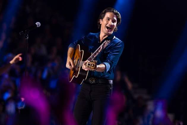 September 16, 2023, Hamilton, ON, Canada: Drake Milligan performs during the Canadian Country Music Awards in Hamilton, Ont., Saturday, Sept. 16, 2023. Hamilton Canada  - ZUMAc35_ 20230916_zaf_c35_250 Copyright: xNickxIwanyshynx