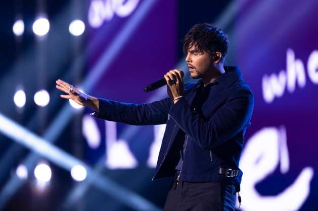 September 16, 2023, Hamilton, ON, Canada: Tyler Shaw performs during the Canadian Country Music Awards in Hamilton, Ont., Saturday, Sept. 16, 2023. Hamilton Canada  - ZUMAc35_ 20230916_zaf_c35_255 Copyright: xNickxIwanyshynx