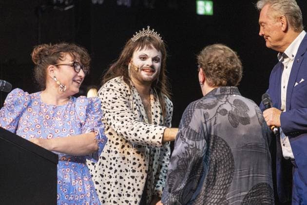 <p>Den zweiten Preis holte Daniel Rothaug. Vergabe der 5 Theaterpreise im Theater Oberhausen (Großes Haus) am Sonntag, 17. September 2023 in Oberhausen.¨ Deutschland NRW Oberhausen Copyright: ChristophxWojtyczka