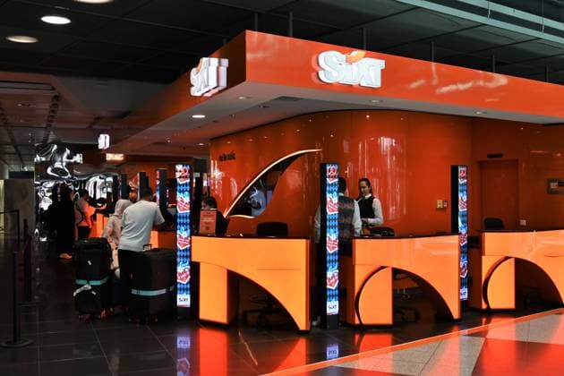 Sixt car rental, counter at Munich Airport in the central area