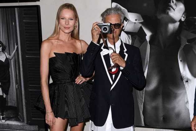 Entertainment Themen der Woche KW38 Entertainment Bilder des Tages Milan, Inauguration of the photographic exhibition through her eyes - timeless strength - Max Vadukul, Ludmilla Voronkina Bozzetti  Copyright: xAlbertoxTerenghix xipa-agency.nex xComi Terenghix IPA_IPA40397863