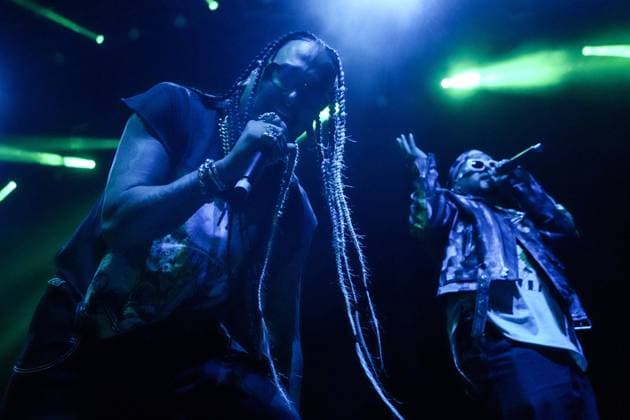 September 19, 2023, Toronto, ON, CAN: Snotty Nose Rez Kids perform at the Polaris Music Prize gala in Toronto on Tuesday, September 19, 2023. Toronto CAN  - ZUMAc35_ 20230919_zaf_c35_165 Copyright: xChrisxYoungx