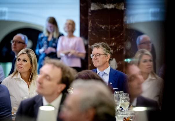 AMSTERDAM - Queen Maxima during the winners dinner of the King Willem I Prizes. The winners dinner marks the start of registrations for the biennial business awards. ANP ROBIN VAN LONKHUIJSEN netherlands out - belgium out  Copyright: xx x478786363x originalFilename: 478786363.jpg