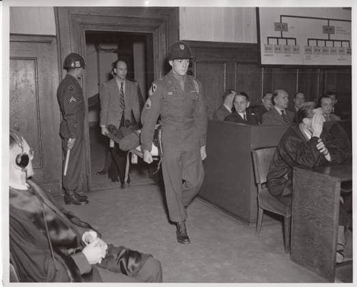 RECORD DATE NOT STATED Photographs Relating to the Minor Nuremberg Trials Copyright: xpiemagsx piemagsnanuremtri13062023b-1010 !ACHTUNG AUFNAHMEDATUM GESCHÄTZT!