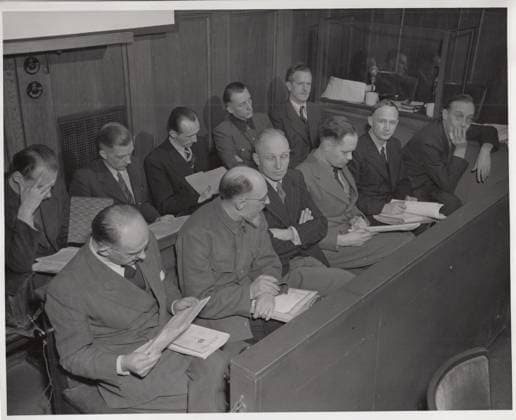 RECORD DATE NOT STATED Photographs Relating to the Minor Nuremberg Trials Copyright: xpiemagsx piemagsnanuremtri13062023b-1017 !ACHTUNG AUFNAHMEDATUM GESCHÄTZT!